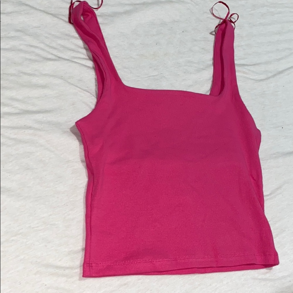 Ribbed tank top